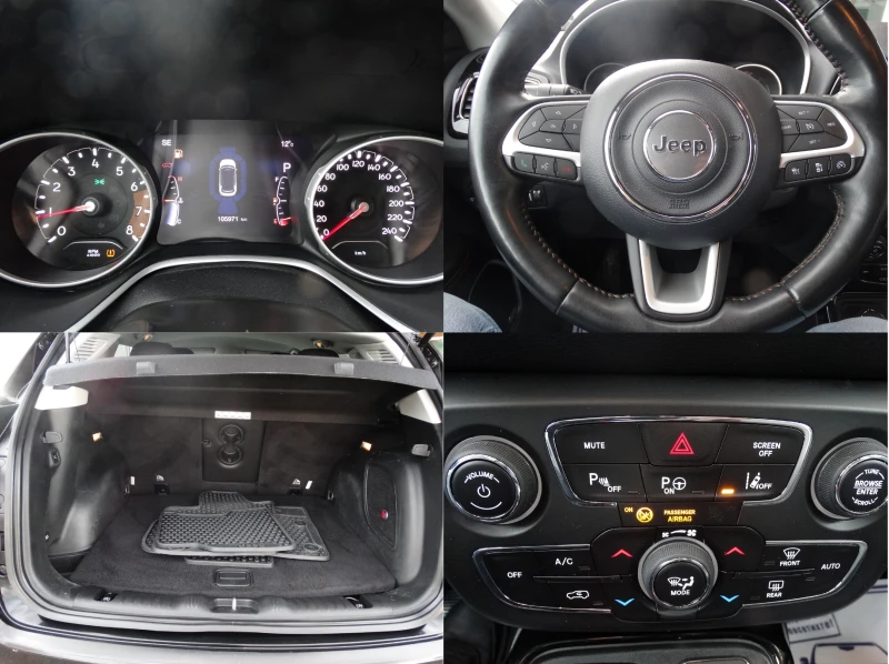 Jeep Compass 4x4 Navi-DVD-Tv-Kameri-Euro-6D-Keyless, снимка 14 - Автомобили и джипове - 52523694