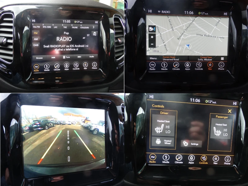 Jeep Compass 4x4 Navi-DVD-Tv-Kameri-Euro-6D-Keyless, снимка 15 - Автомобили и джипове - 52523694