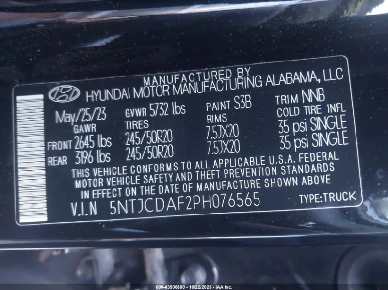 Hyundai Santa Cruz 2.5L I-4 DI, DOHC, VVT, TURBO, 281HP All Wheel, снимка 9 - Автомобили и джипове - 52957679