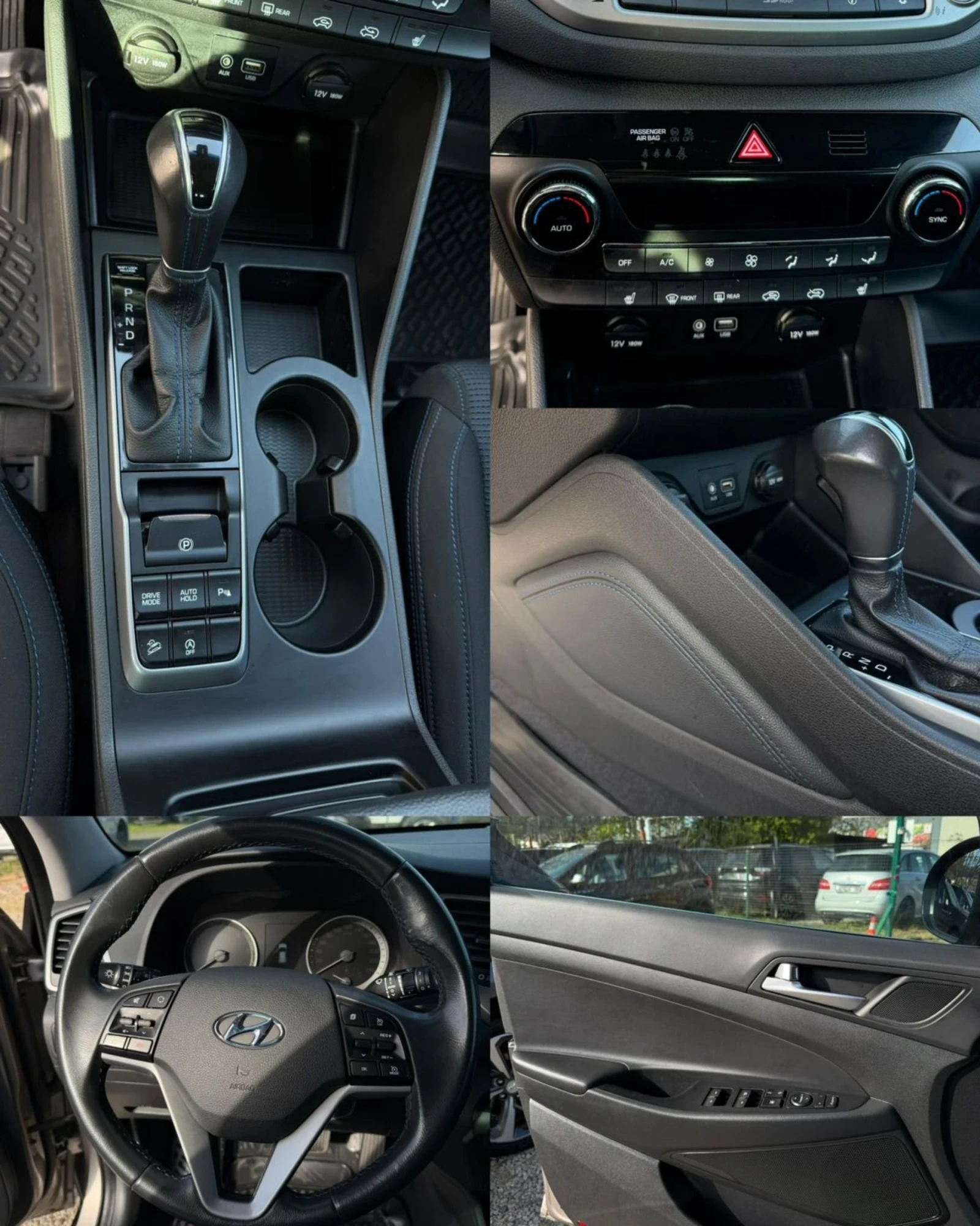 Hyundai Tucson 1.7CRDI 150ХИЛ! 100%РЕАЛЕН ЛИЗИНГ ВИДЕО , снимка 5 - Автомобили и джипове - 54479293