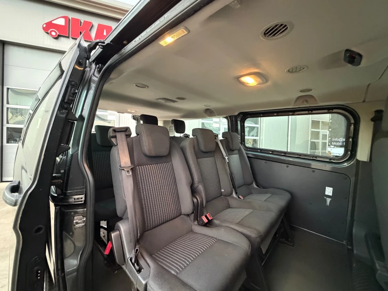 Ford Transit Custom 9-МЕСТЕН!2xКЛИМА!!EURO6!ТОП!, снимка 8 - Бусове и автобуси - 52696524