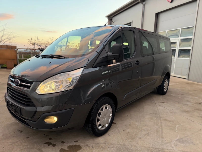 Ford Transit Custom 9-МЕСТЕН!2xКЛИМА!!EURO6!ТОП!, снимка 4 - Бусове и автобуси - 52696524