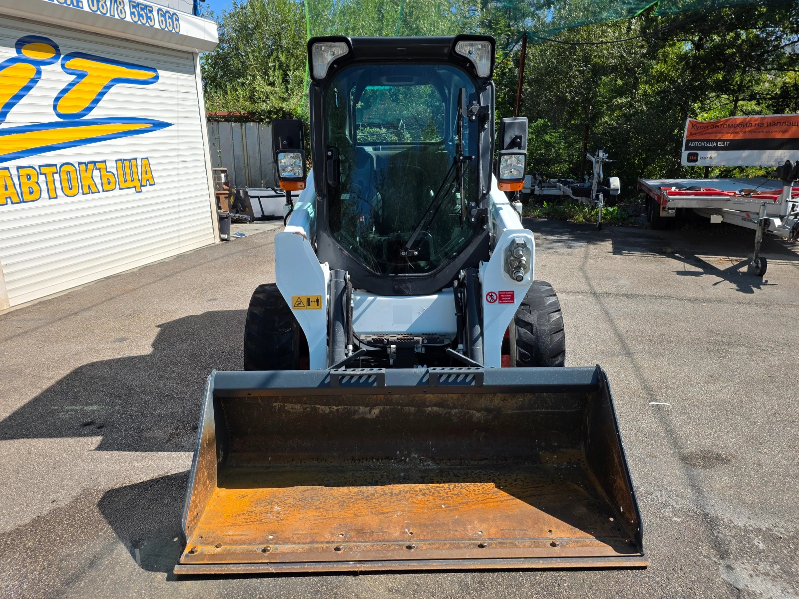 Мини челни товарачи Bobcat S550-КЛИМА+ ПАРНО-1500часа... - изображение 3