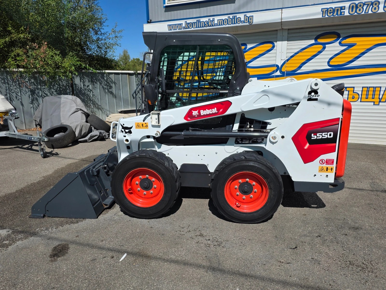 Мини челни товарачи Bobcat S550-КЛИМА+ ПАРНО-1500часа... - изображение 9