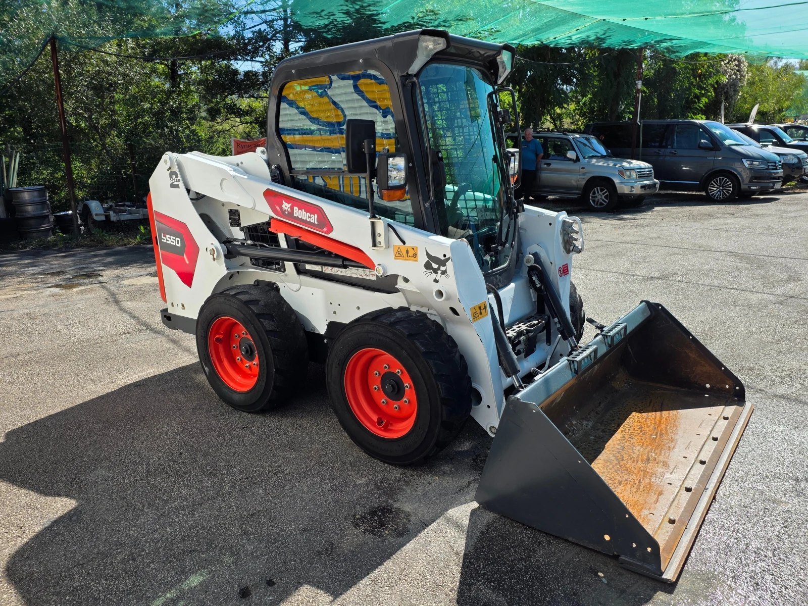 Мини челни товарачи Bobcat S550-КЛИМА+ ПАРНО-1500часа... - изображение 4
