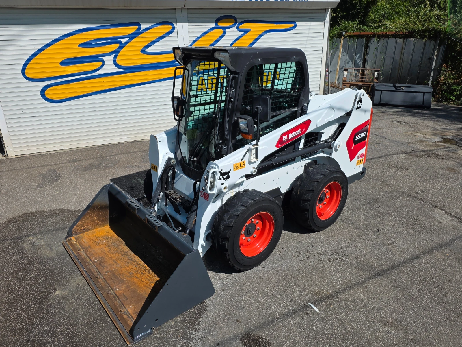 Мини челни товарачи Bobcat S550-КЛИМА+ ПАРНО-1500часа... - изображение 2