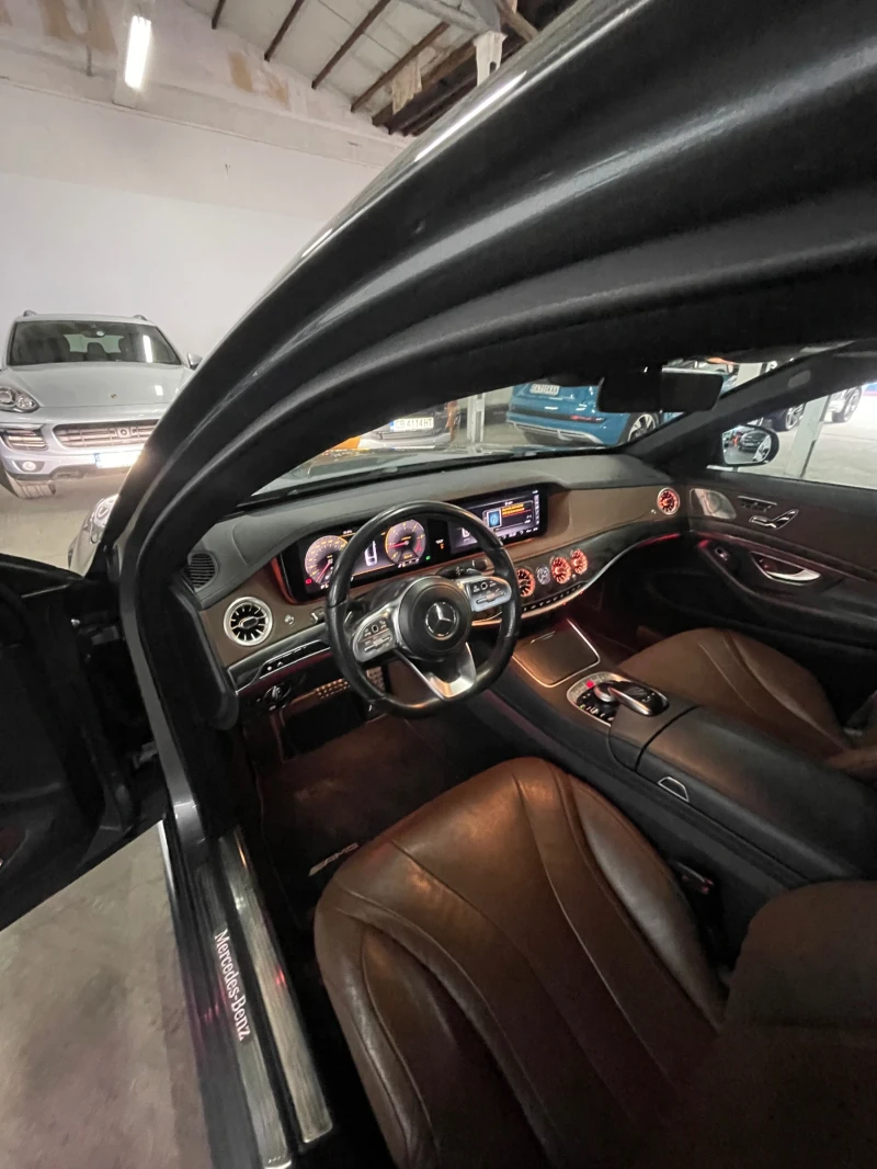 Mercedes-Benz S 350 AMG/4mat/9gt/Burm/вакум/обду/дистр/360/фулл!!!, снимка 10 - Автомобили и джипове - 52016838