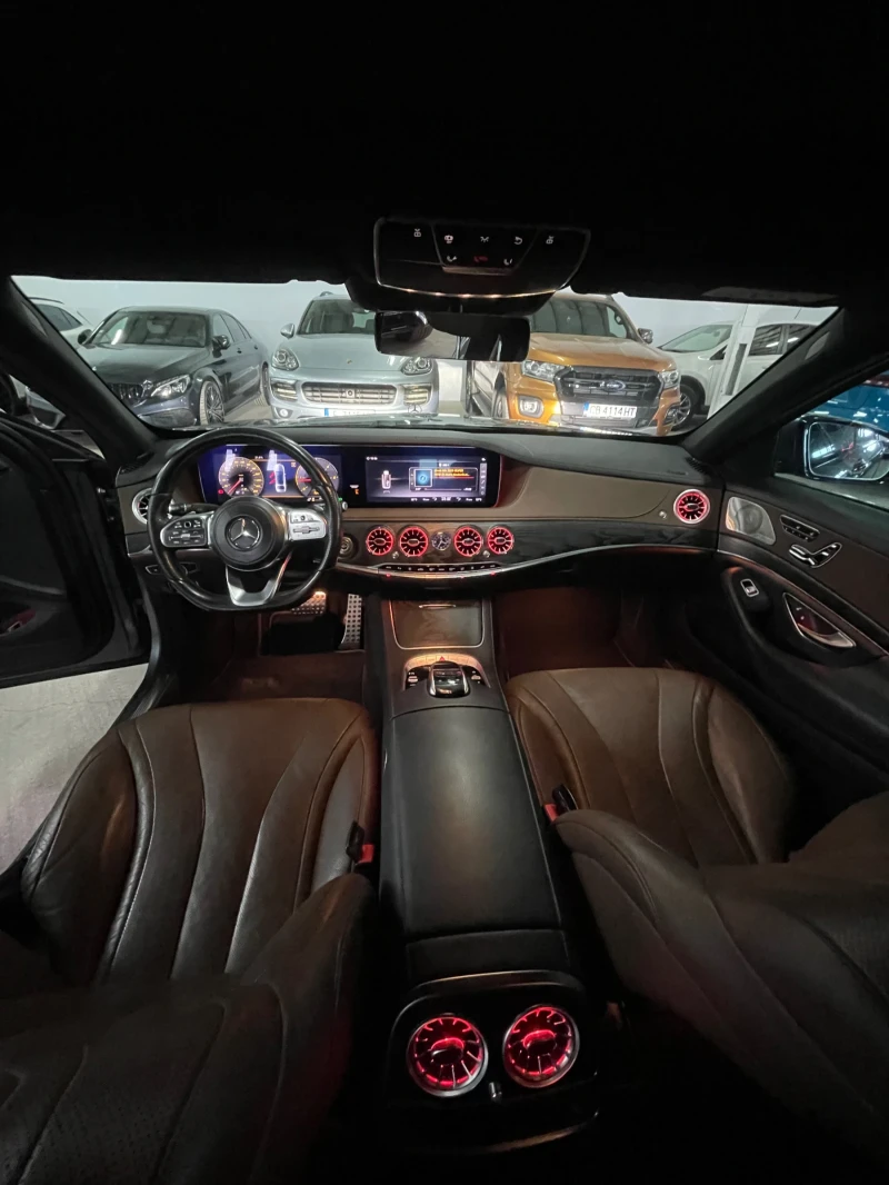 Mercedes-Benz S 350 AMG/4mat/9gt/Burm/вакум/обду/дистр/360/фулл!!!, снимка 9 - Автомобили и джипове - 52016838
