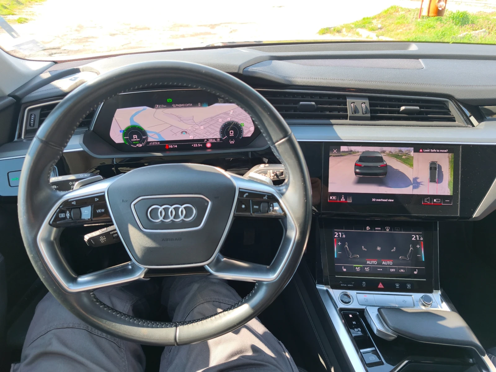 Audi E-Tron 55, 95kwh, Matrix, 360, панорама, снимка 9 - Автомобили и джипове - 54099916