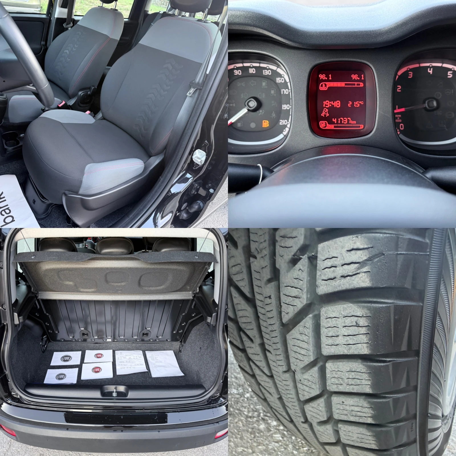 Fiat Panda 1.2i* 70k.c.Euro6* 41000km* , снимка 16 - Автомобили и джипове - 55711375