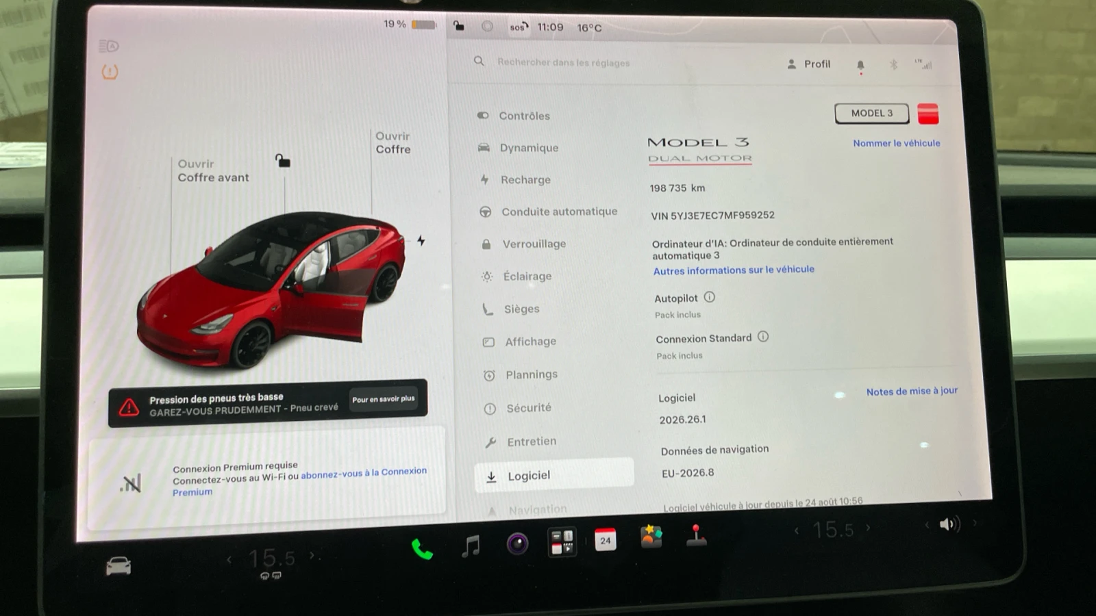 Tesla Model 3 Performance 80.7 kWh 87.4% SoH, снимка 10 - Автомобили и джипове - 55903054