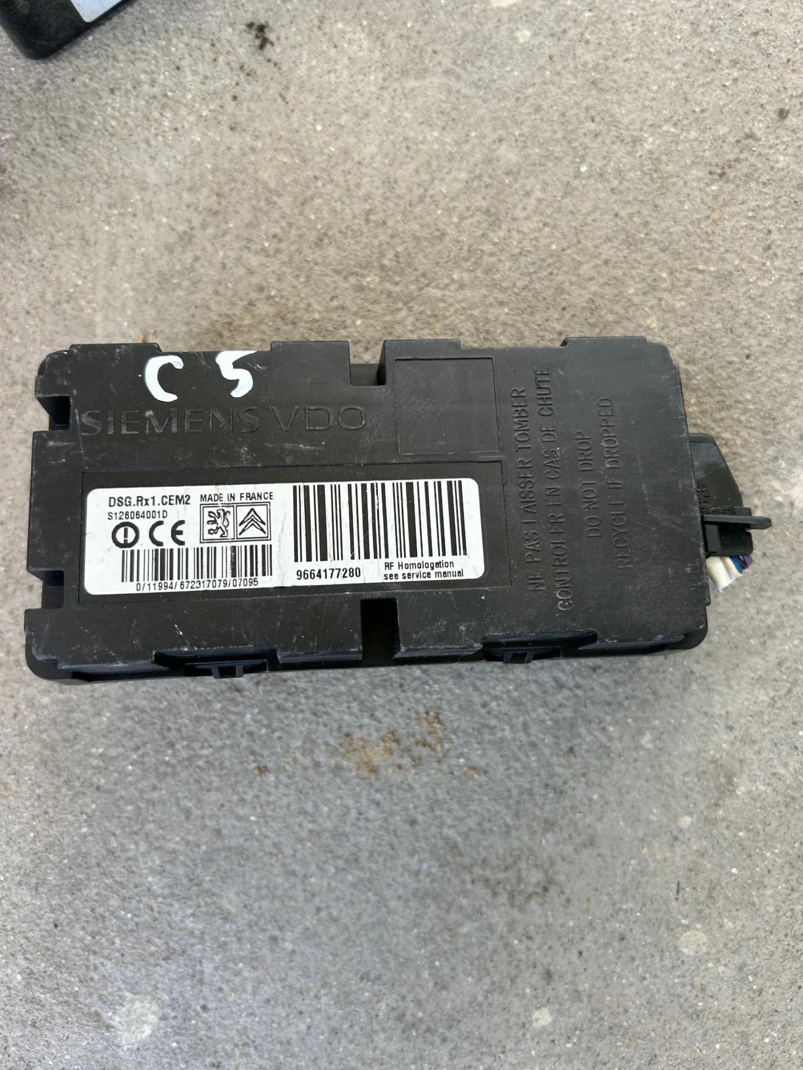 S126064001D мoдул налягане гуми CITROEN 