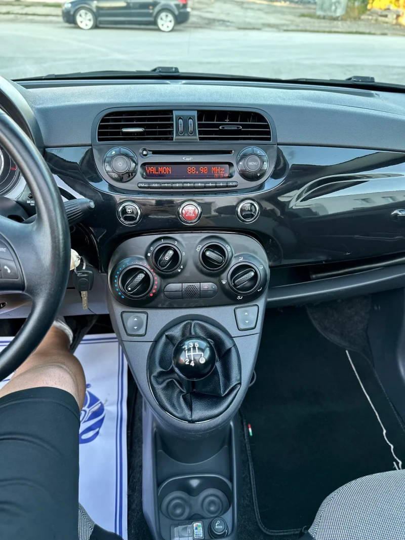 Fiat 500 1.2i 69к.с* Кабрио* , снимка 12 - Автомобили и джипове - 52584581