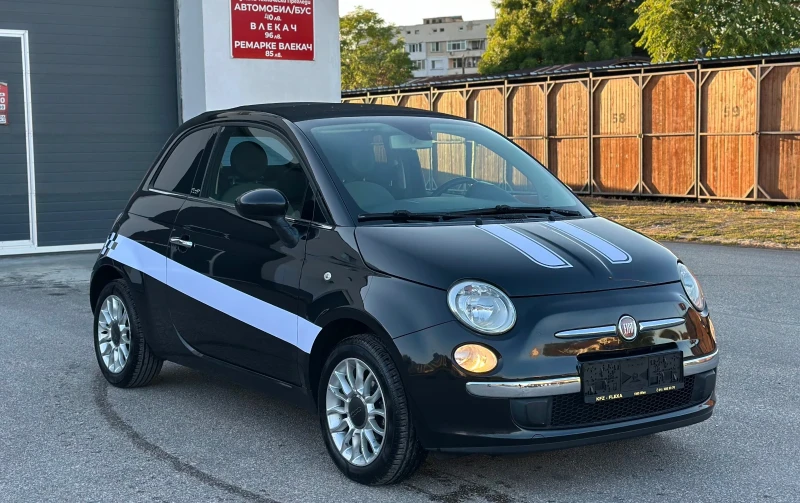 Fiat 500 1.2i 69к.с* Кабрио*  - 6990 лв. / 3573.93 € - 67144217 1