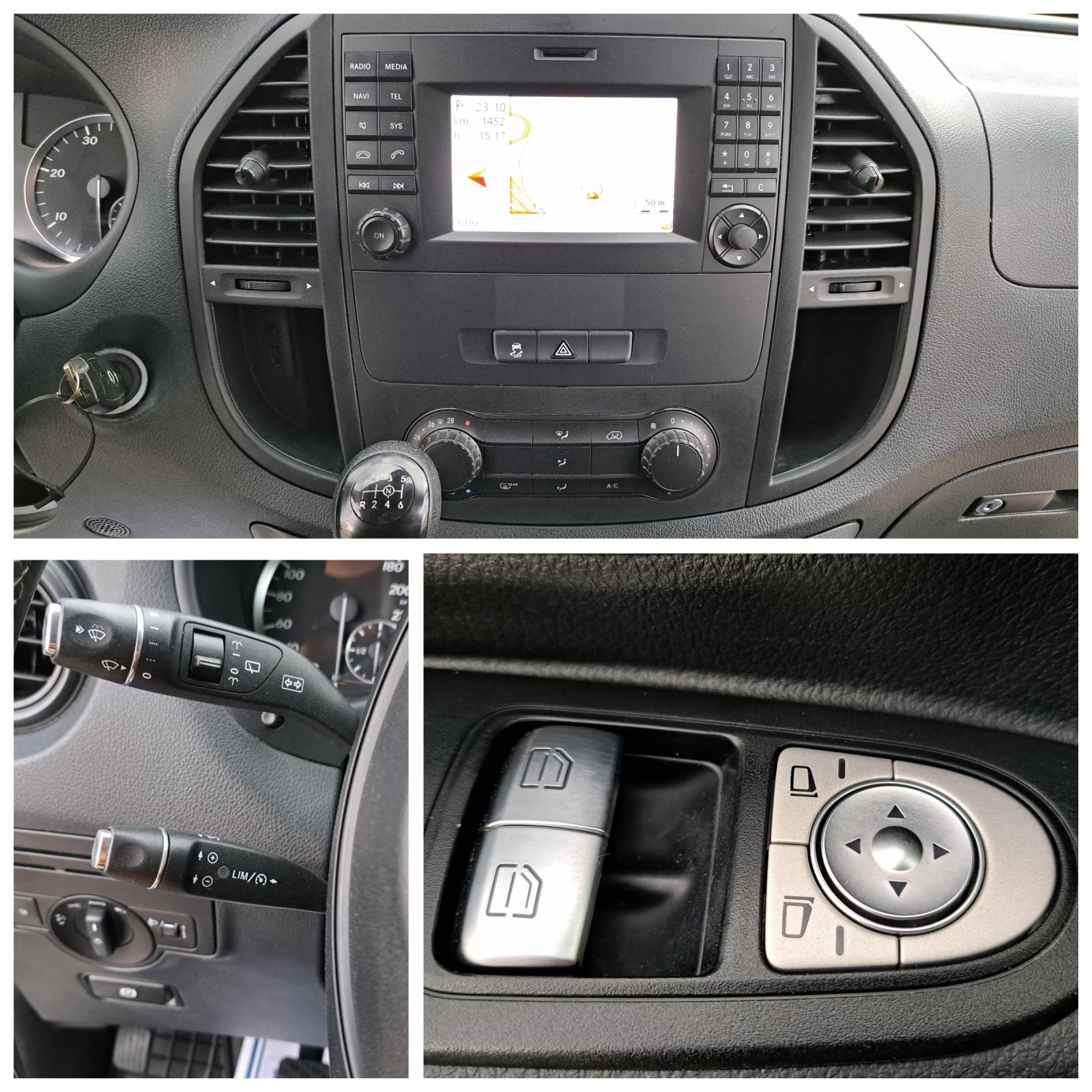 Mercedes-Benz Vito MAXI-116CDI/2.2-163PS/6 МЕСТА-N1/НАВИГАЦИЯ/EURO 6, снимка 13 - Бусове и автобуси - 55214267