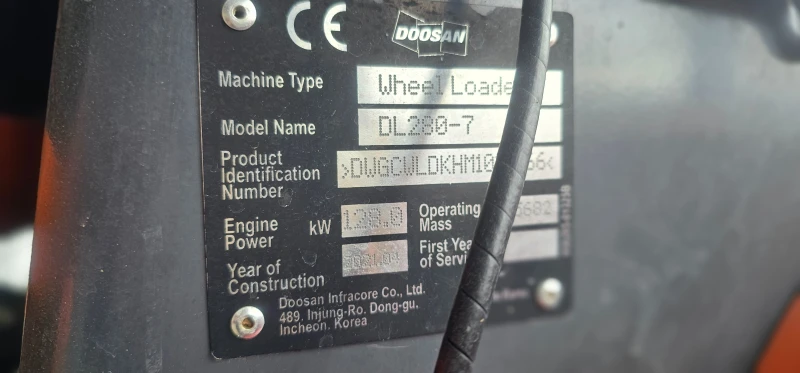 Челен товарач DOOSAN  DL 280-7, снимка 5 - Индустриална техника - 50430585