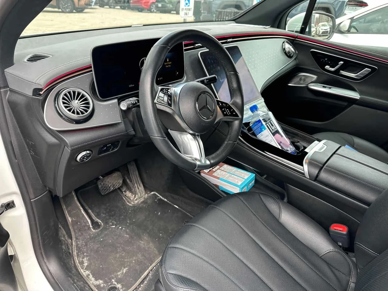 Mercedes-Benz EQE * 350 * ПРЕДСТАВИТЕЛСТВО * ПОДГРЕВИ * 360 * PANO, снимка 5 - Автомобили и джипове - 54021116