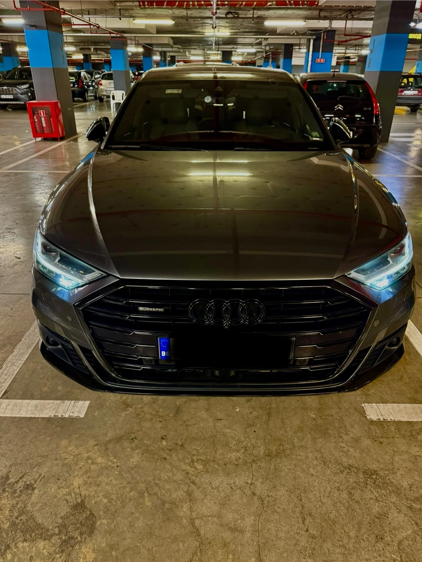 Audi A8 50 TDI* 3XS-LINE* 3xTV* 360* MATRIX* B&O* PANO S8-, снимка 1