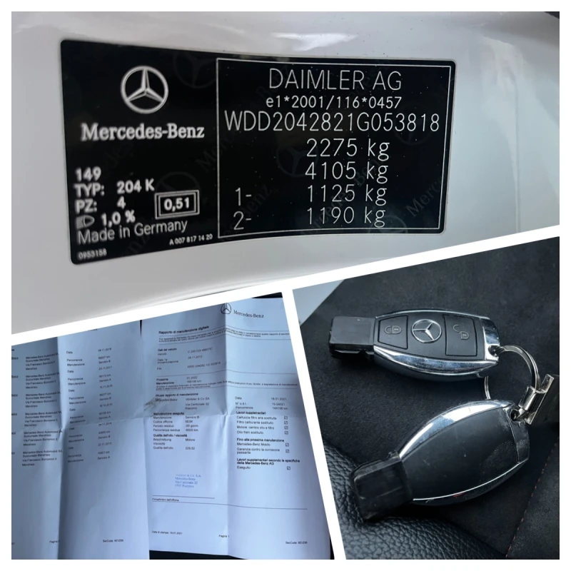 Mercedes-Benz C 250 AMG пакет, снимка 14 - Автомобили и джипове - 48369373