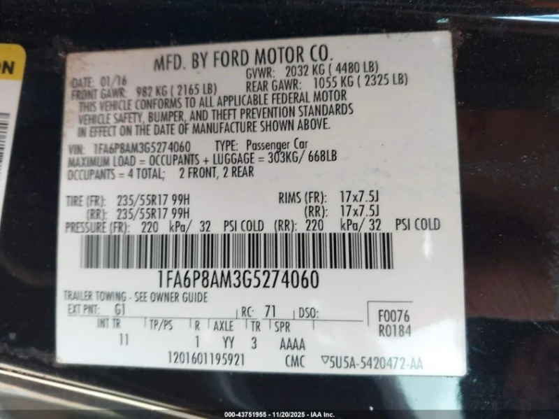 Ford Mustang 3.7l V6, снимка 9 - Автомобили и джипове - 53600495