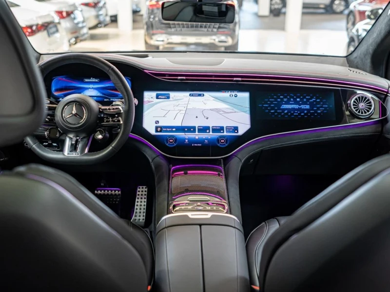 Mercedes-Benz EQE 53AMG* SUV* 4M* HYPERSCREEN* HEAD-UP* DISTR* BURM-, снимка 11 - Автомобили и джипове - 52000351