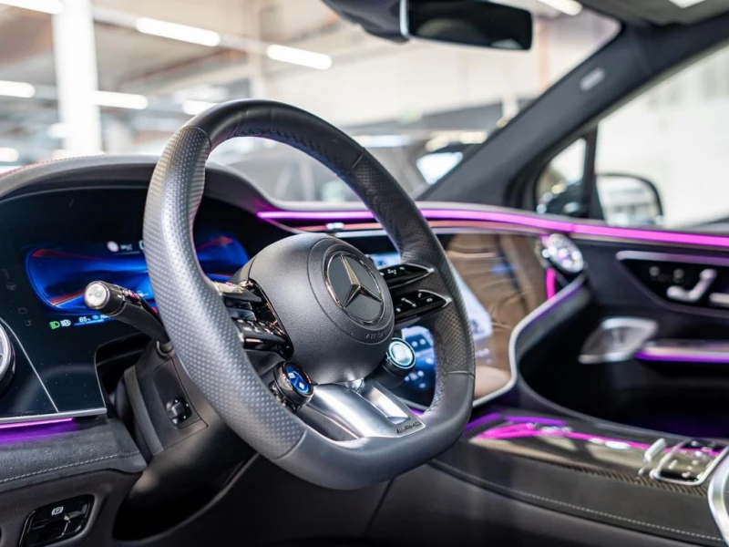 Mercedes-Benz EQE 53AMG* SUV* 4M* HYPERSCREEN* HEAD-UP* DISTR* BURM-, снимка 5 - Автомобили и джипове - 52000351