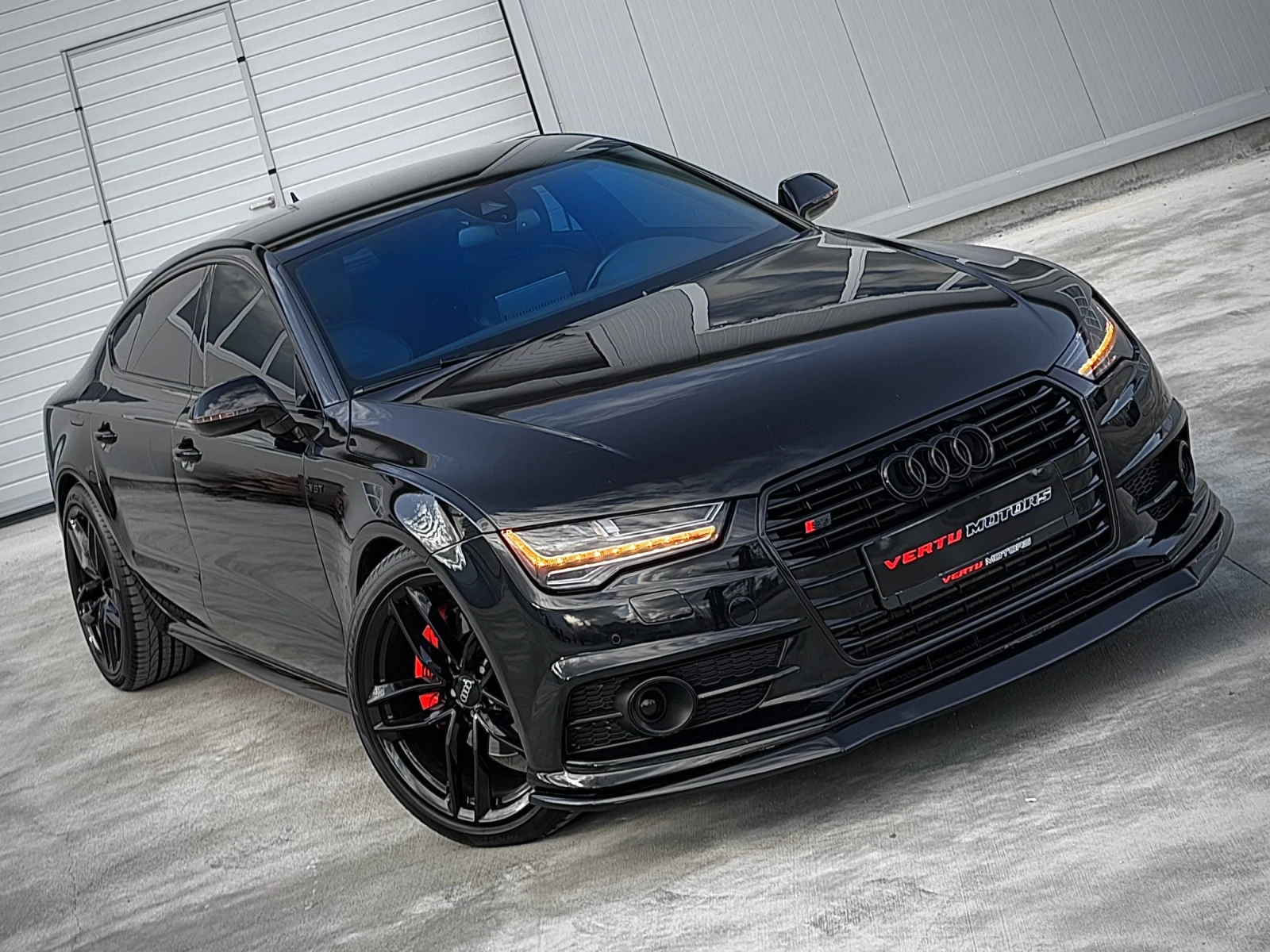 Audi A7 3.0TDI/ S7 OPTIC/ ALL BLACK/ 3xTV/ MATRIX/ CAMERA | Mobile.bg   3