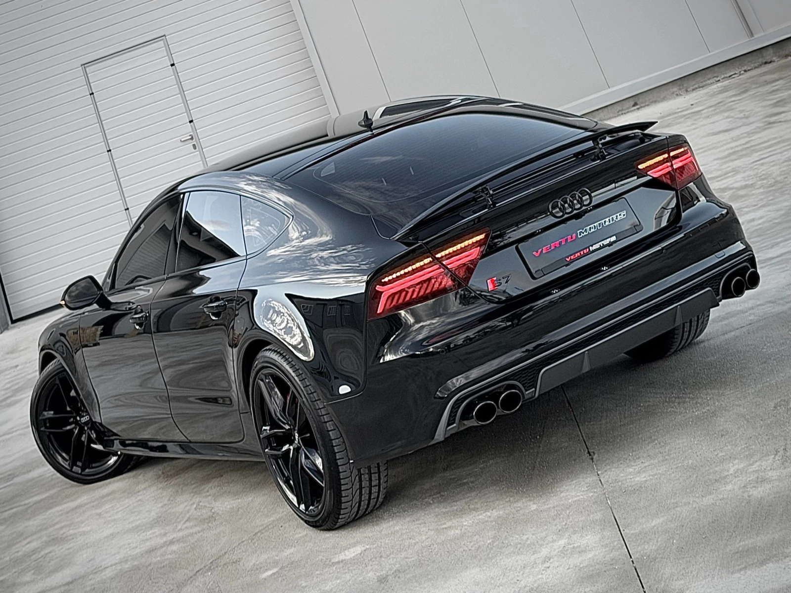 Audi A7 3.0TDI/ S7 OPTIC/ ALL BLACK/ 3xTV/ MATRIX/ CAMERA | Mobile.bg   5