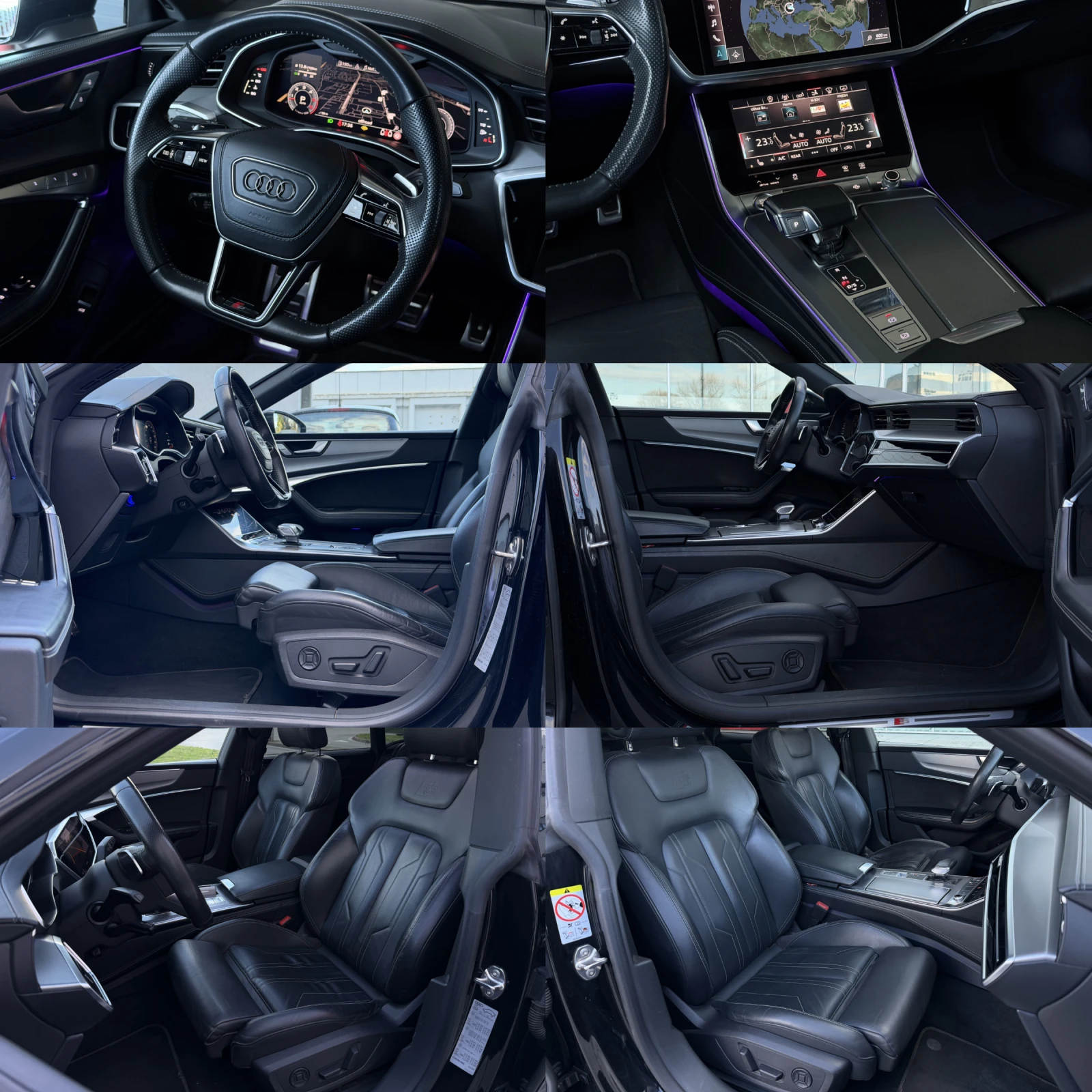 Audi A7 Завиващ з. мост* Bang&Olufsen* 360 к.* S-Line Plus, снимка 15 - Автомобили и джипове - 54237376