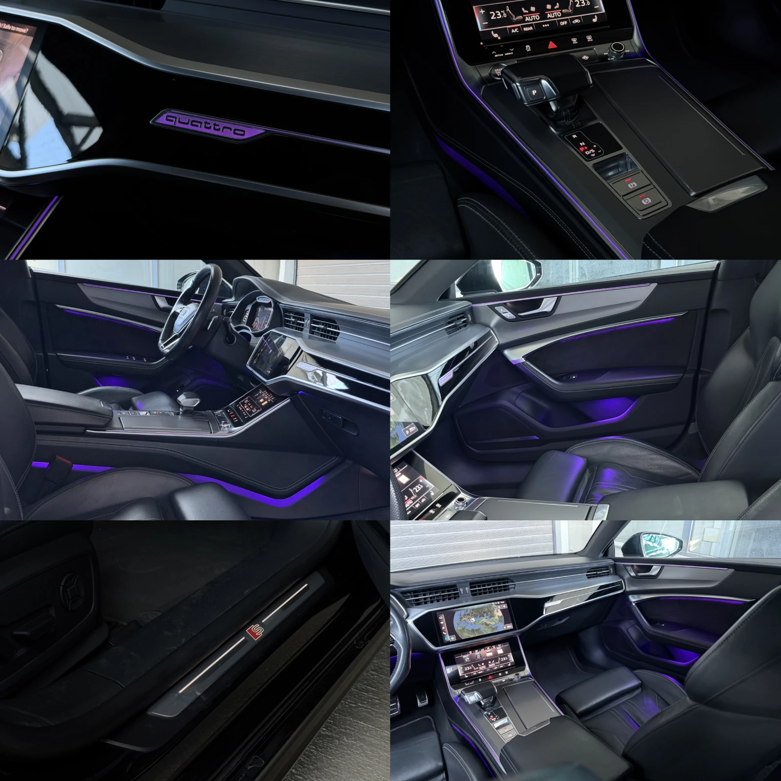 Audi A7 Завиващ з. мост* Bang&Olufsen* 360 к.* S-Line Plus, снимка 12 - Автомобили и джипове - 54237376