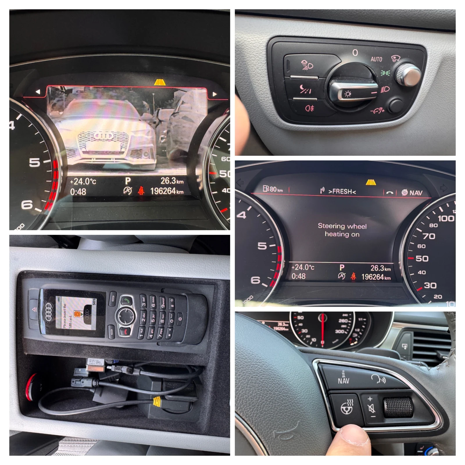 Audi A6 S6/3.0d/MATRIX/ВС.ЕКСТРИ ЗА МОДЕЛА/КАФ.ПЕРЛА/ТОП//, снимка 15 - Автомобили и джипове - 54669123