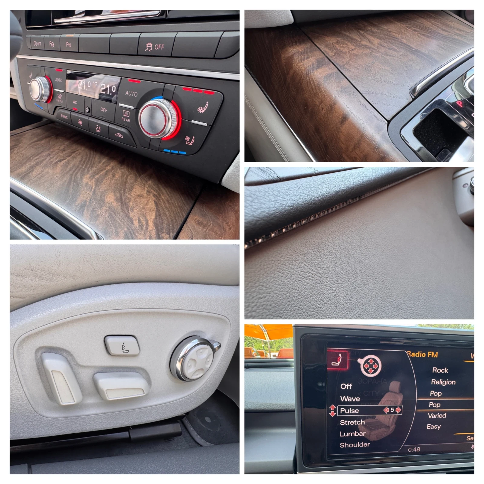 Audi A6 S6/3.0d/MATRIX/ВС.ЕКСТРИ ЗА МОДЕЛА/КАФ.ПЕРЛА/ТОП//, снимка 11 - Автомобили и джипове - 54669123