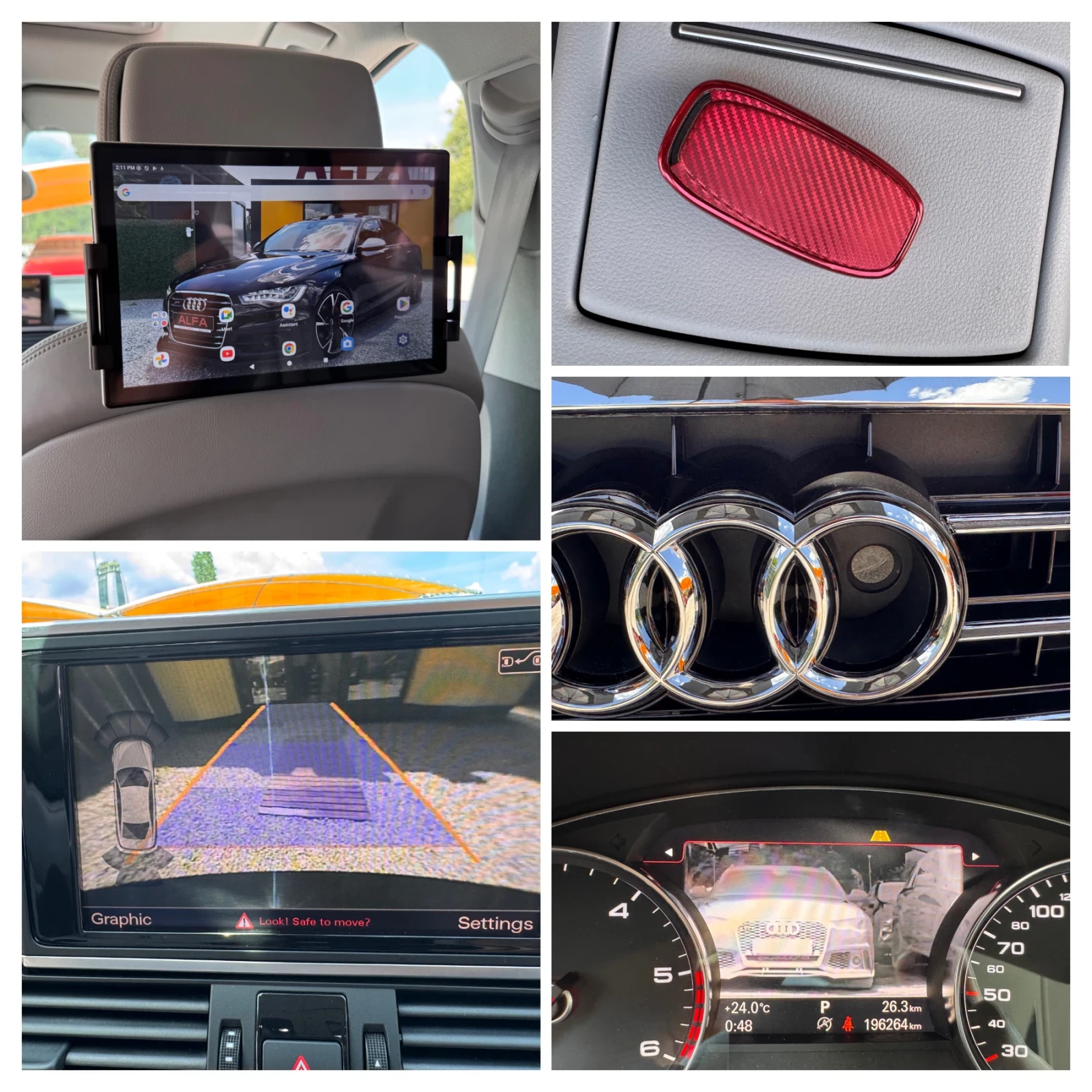 Audi A6 S6/3.0d/MATRIX/ВС.ЕКСТРИ ЗА МОДЕЛА/КАФ.ПЕРЛА/ТОП//, снимка 12 - Автомобили и джипове - 54669123