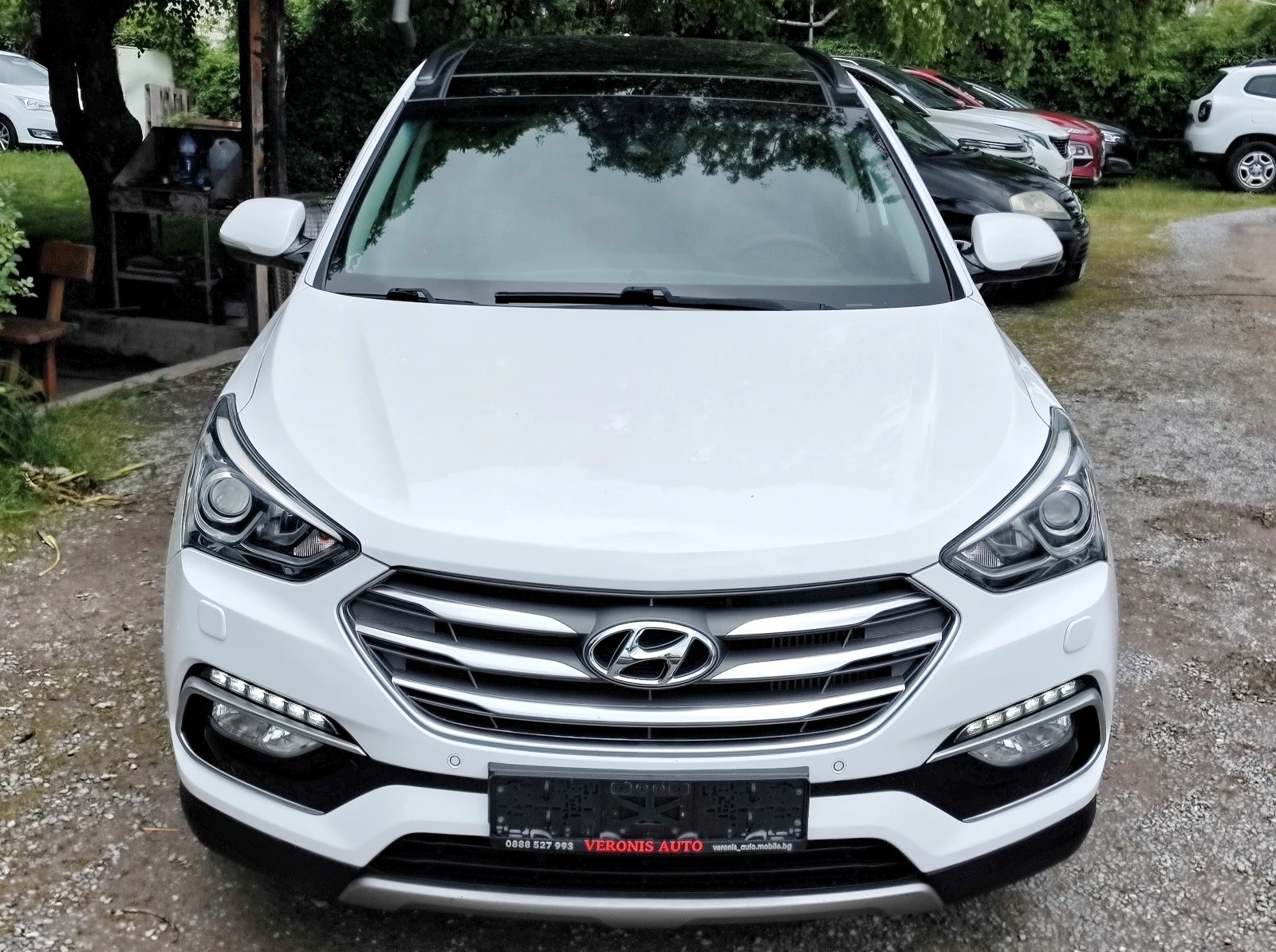 Hyundai Santa fe 2.2D 200hp 4x4 FACELIFT/PANORAMA/KEYLESS/NAVI/LED, снимка 4 - Автомобили и джипове - 54656266