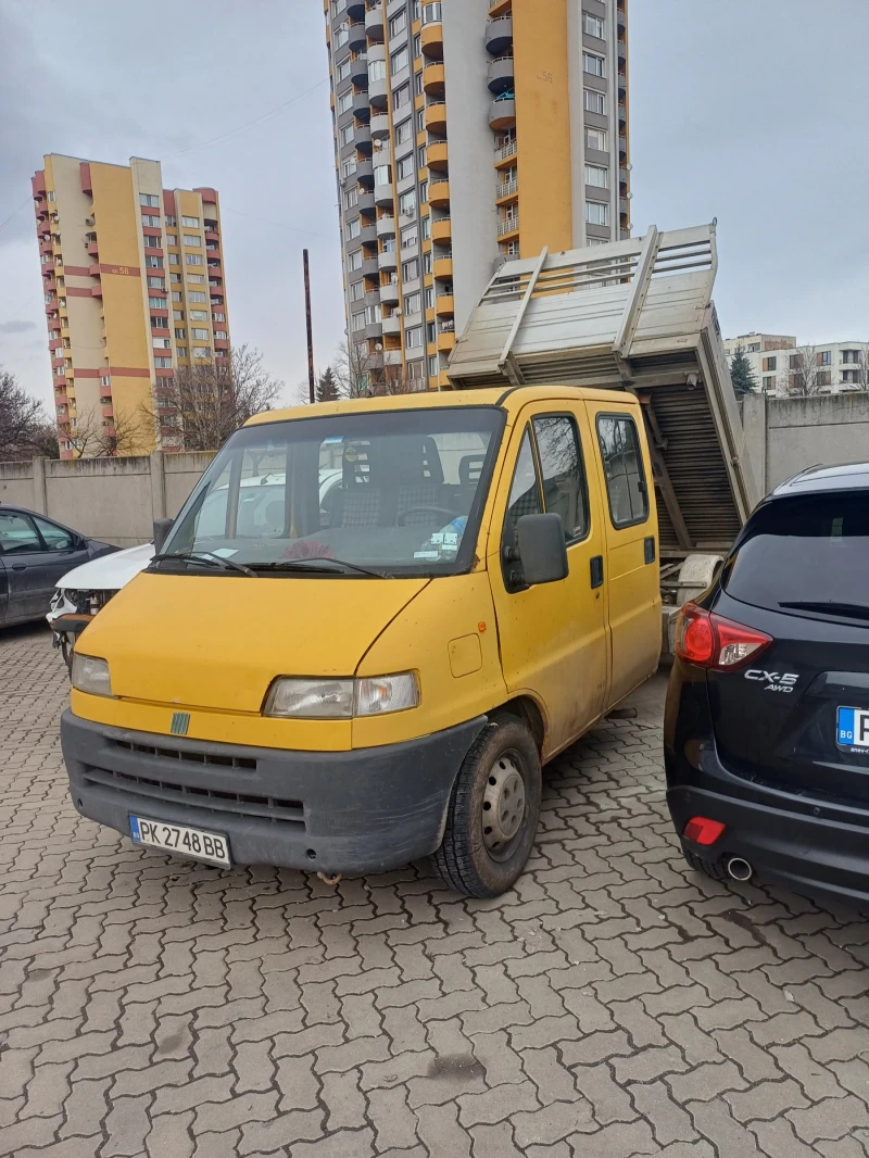 Fiat Ducato Fiat Ducato 2.5 Turbo   ТРИСТРАНЕН САМОСВАЛ, 7 МЕС, снимка 2 - Бусове и автобуси - 53558193