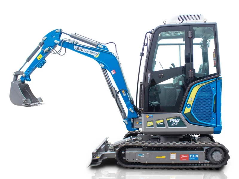 Багер Kubota GRAECUS 2.7 т. с климатик, снимка 4 - Индустриална техника - 53466986