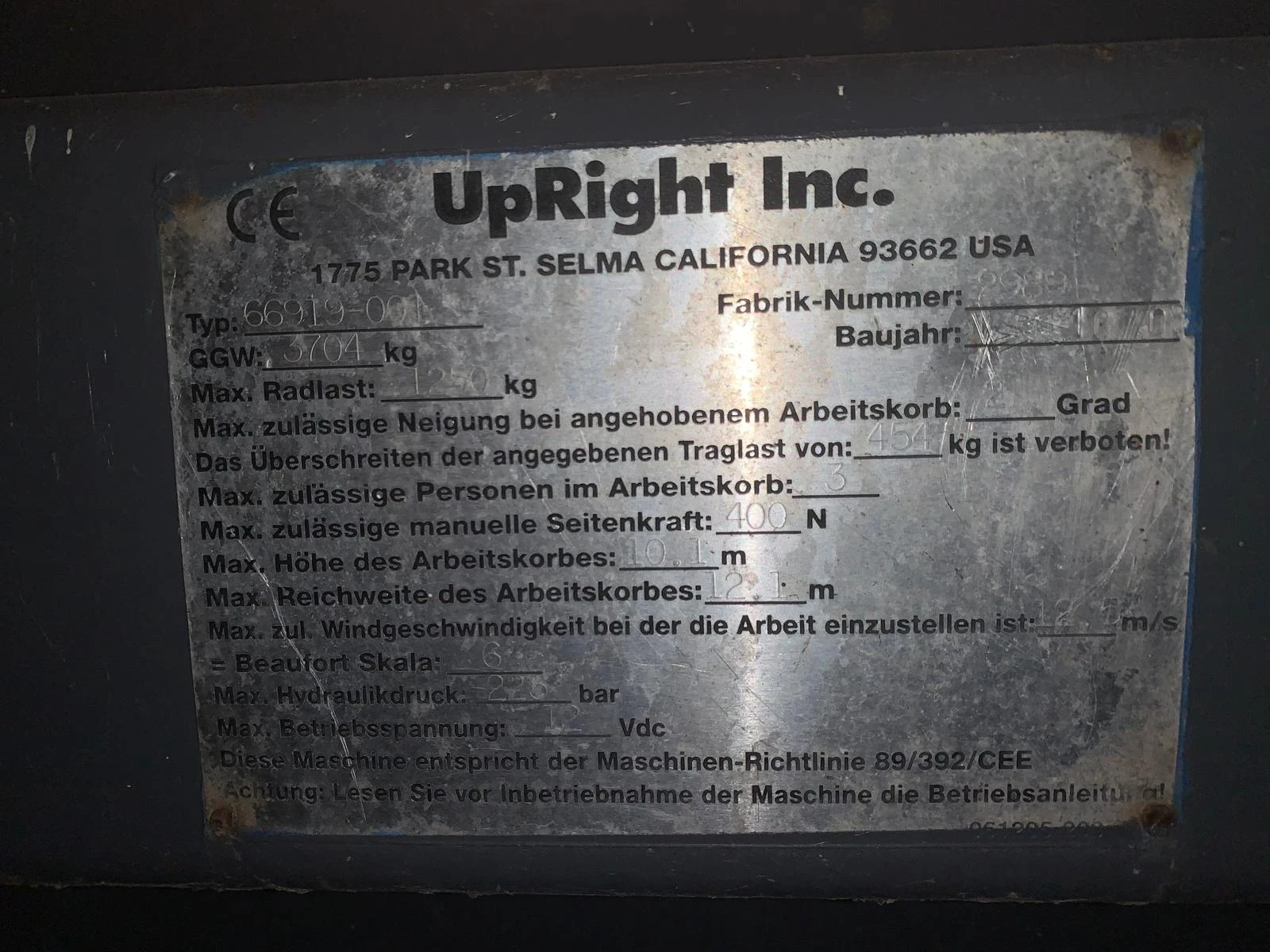 Автовишка Друга марка, снимка 6 - Индустриална техника - 54217781