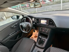 Seat Leon 1.6TDI 6-скор.Нави! Лед! Перфектен!!!, снимка 11