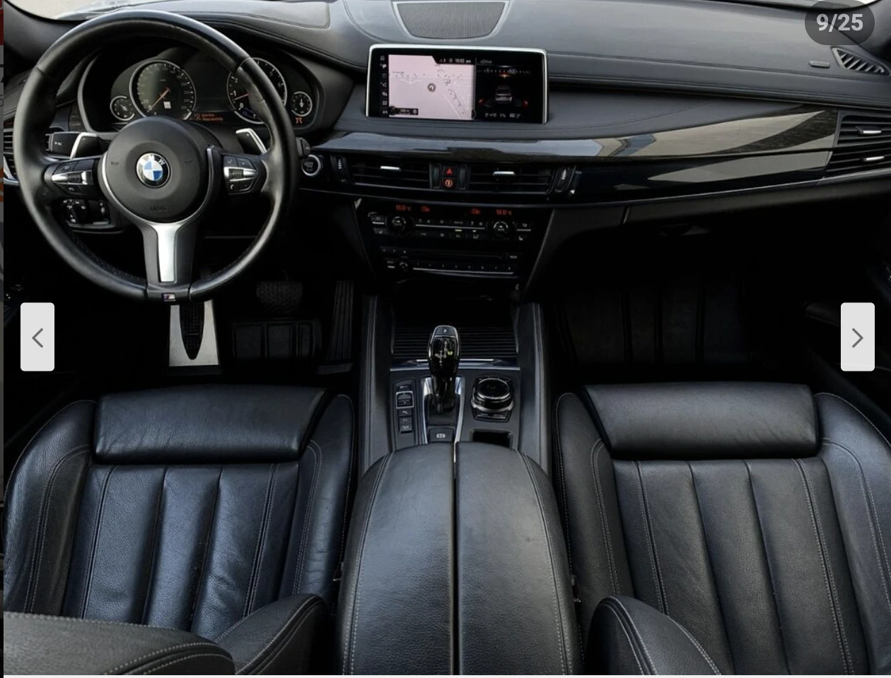 BMW X6 M* SPORT* ДИГИТАЛНО* ТАБЛО* ПОДГРЕВ* КАМЕРА* КЕЙЛЕ - изображение 7