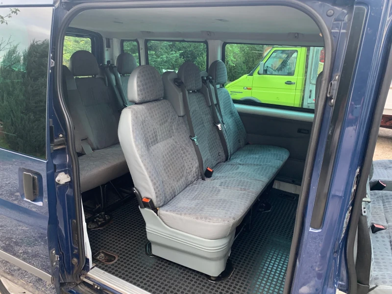 Ford Transit 8+ 1* РАБОТЕЩ КЛИМАТИК* ПОДГРЕВ НА СЕДАЛКИТЕ, снимка 13 - Бусове и автобуси - 47291189