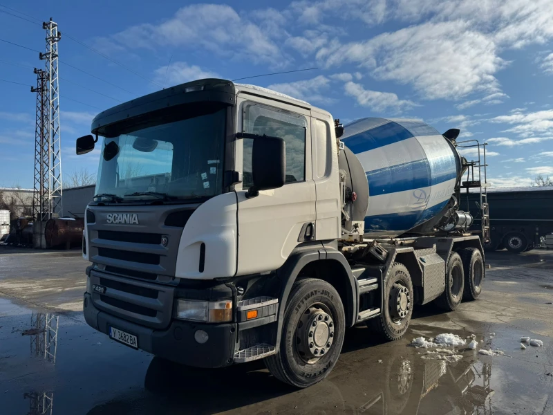 Бетон миксер Scania P420, снимка 1 - Индустриална техника - 48749253