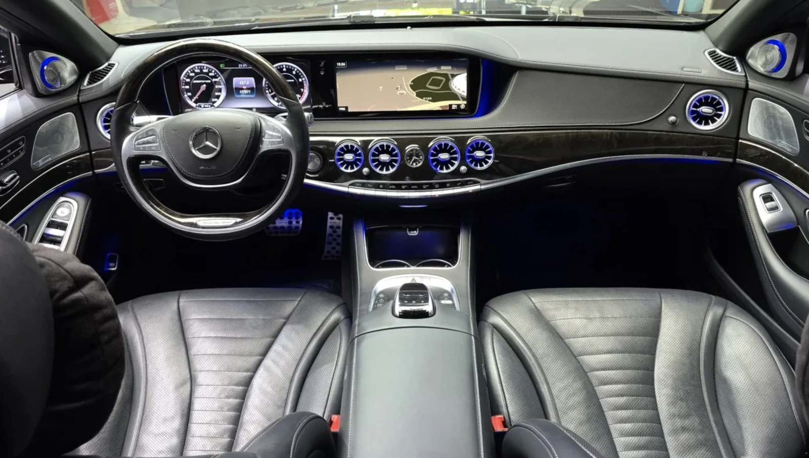Mercedes-Benz S 500 L / S63 AMG ПАКЕТ/360 КАМЕРИ / BURMESTER/ ТV, снимка 8 - Автомобили и джипове - 55097775