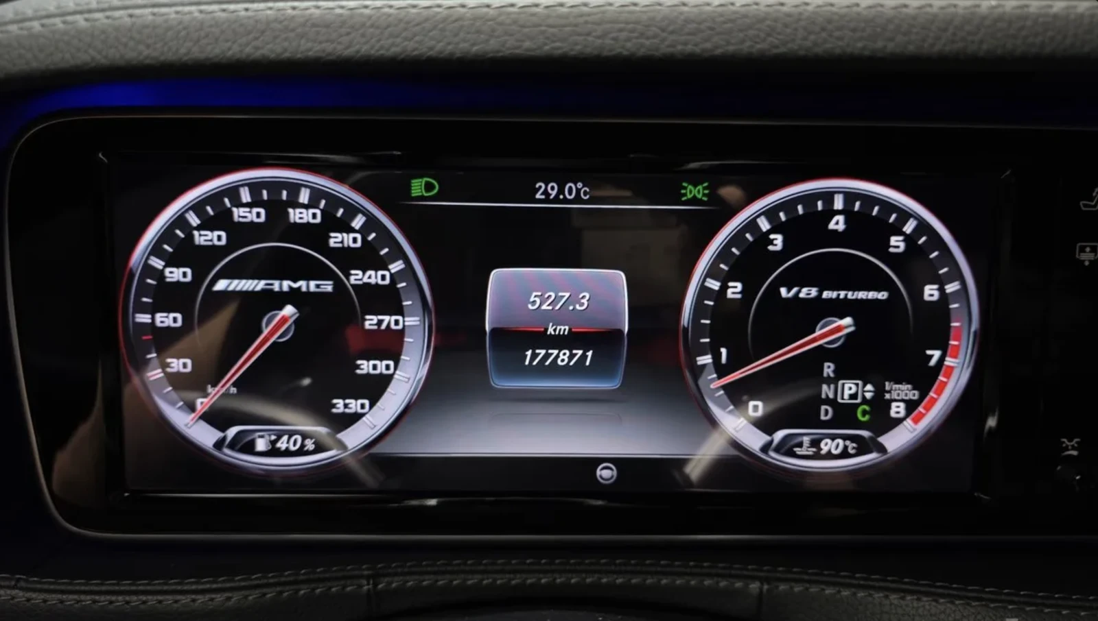 Mercedes-Benz S 500 L / S63 AMG ПАКЕТ/360 КАМЕРИ / BURMESTER/ ТV, снимка 10 - Автомобили и джипове - 55097775
