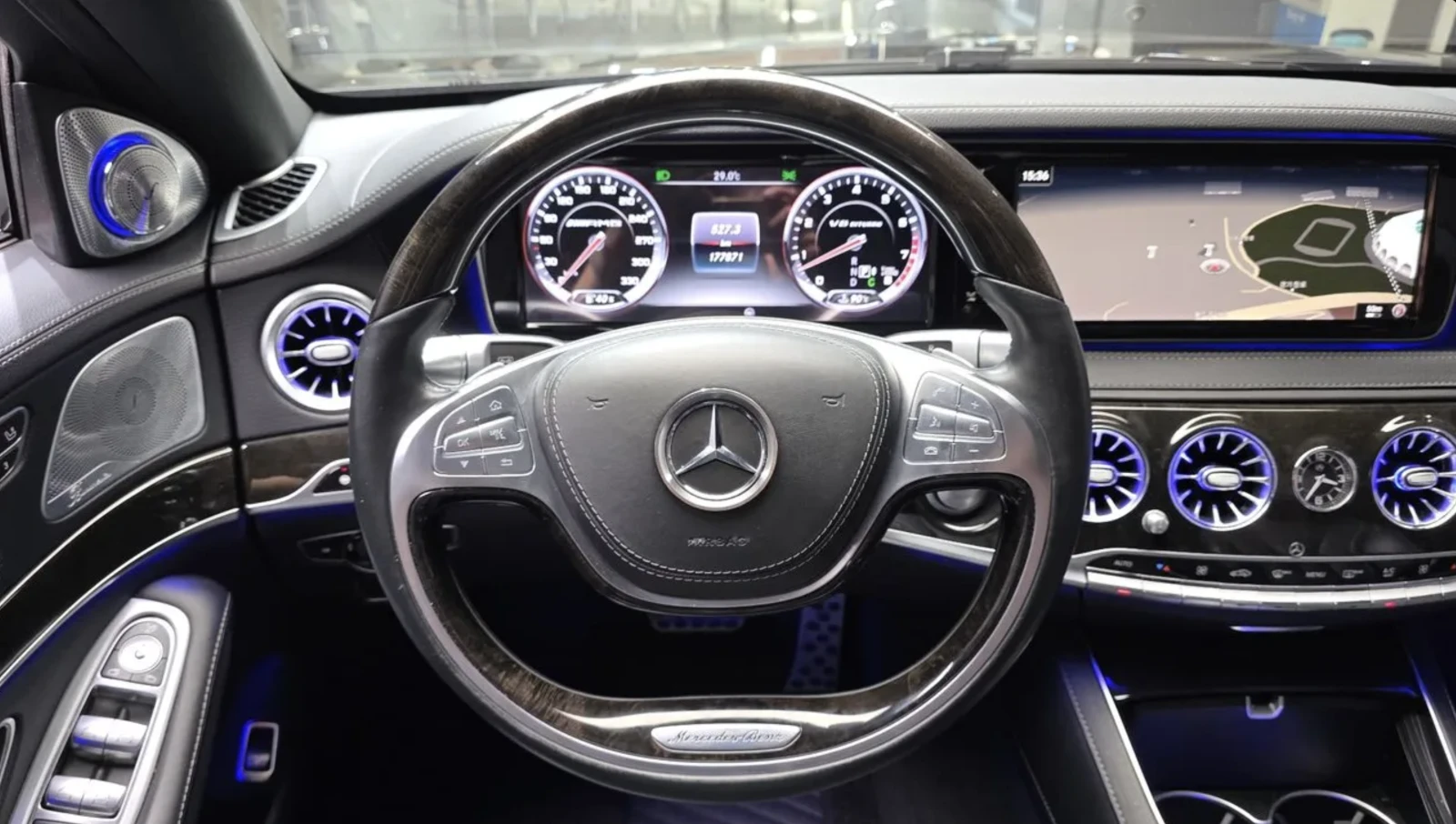 Mercedes-Benz S 500 L / S63 AMG ПАКЕТ/360 КАМЕРИ / BURMESTER/ ТV, снимка 9 - Автомобили и джипове - 55097775