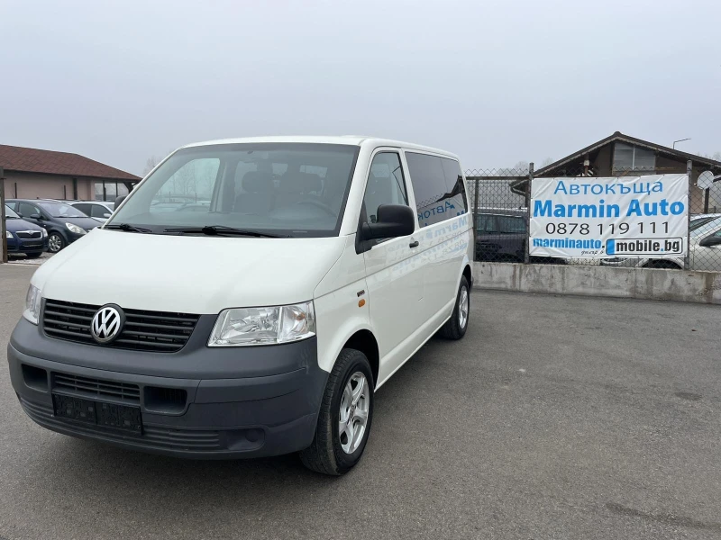 VW T5 1:9TDI 105кс КЛИМАТИК 9 МЕСТА ОБСЛУЖЕН, снимка 1 - Бусове и автобуси - 49317725