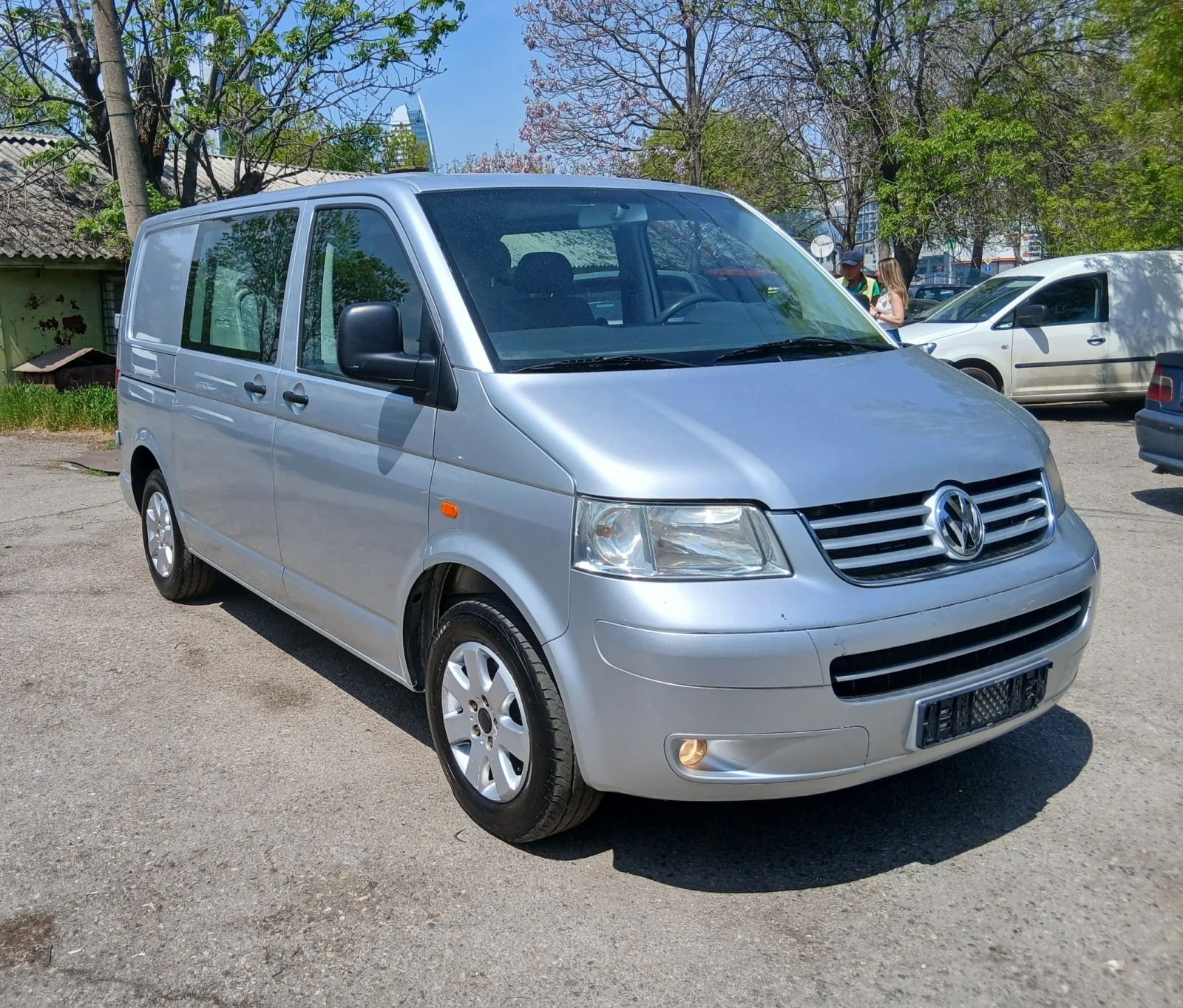 VW T5 2.5 131 к.с. 5+ 1 места климатик, снимка 3 - Бусове и автобуси - 54355722