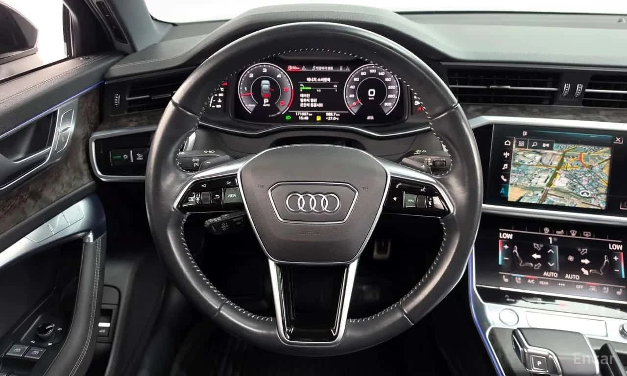 Audi A6 / ДИСТРОНИК / ОБДУХВАНЕ / 360 / ХЕД-ЪП, снимка 13 - Автомобили и джипове - 56431429