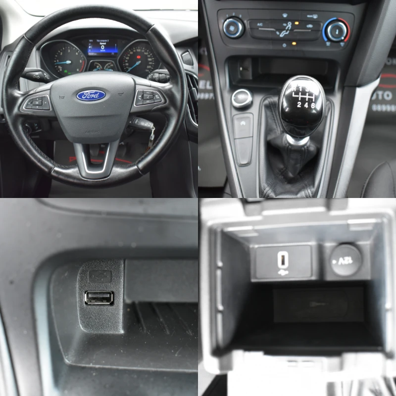 Ford Focus 1.5D/95kc= EURO6= NAVI= FACELIFT= PERFEKTEN!!!, снимка 11 - Автомобили и джипове - 49474806