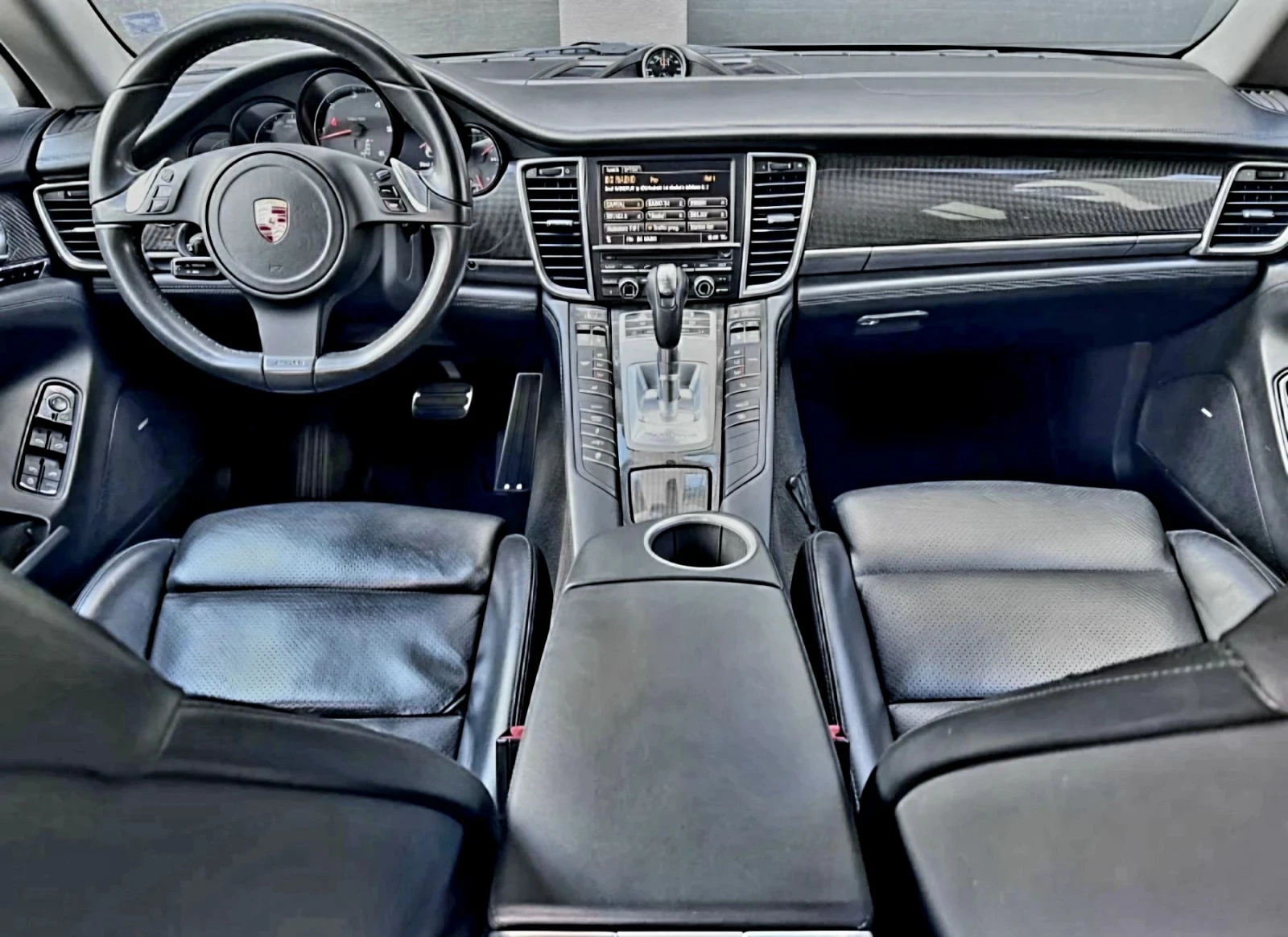 Porsche Panamera  - Сменени вериги, реални км., Recaro, КАТО НОВА !, снимка 8 - Автомобили и джипове - 56135077