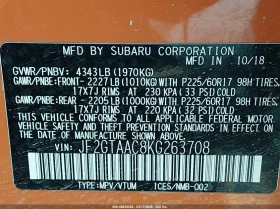 Subaru Crosstrek 2.0l 2.0I, снимка 9